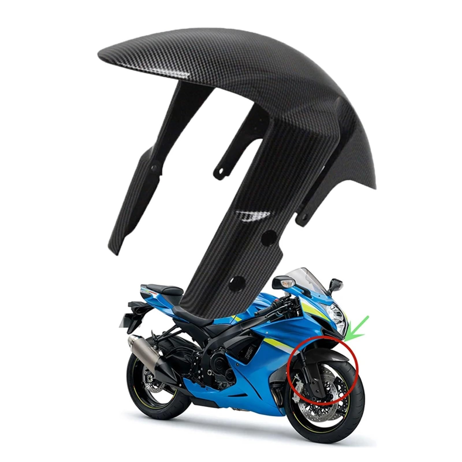 Amazon.com: LLXINGYL Front Fender Compatible with Suzuki GSX-R